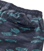 L.L.Bean Heren all-avontuurlijke zwemshorts donkere lagune tropische bladeren kleding VT0646541 - Image 5