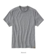 L.L.Bean Heren alledaags sunsmart-T-shirt grijze heide kleding VT0646502