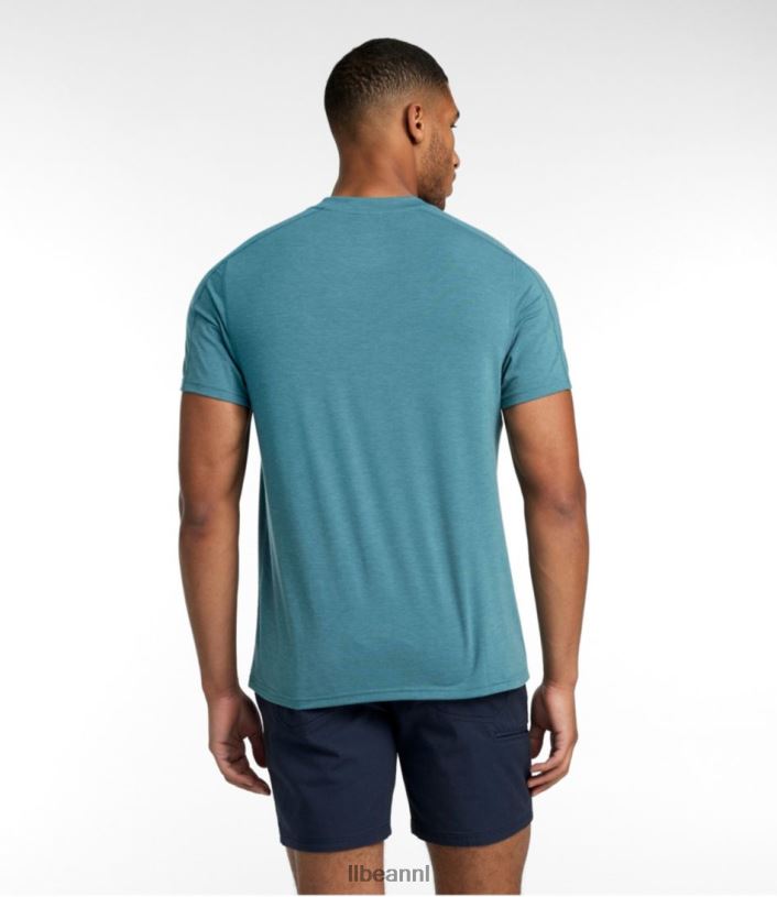 L.L.Bean Heren alledaags sunsmart-T-shirt regenbooglogo kleding VT0646574 - Image 3