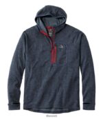 L.L.Bean Heren avonturenrasterfleece koolstof marine kleding VT0643544