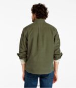 L.L.Bean Heren Beanbuilt corduroy overhemd jac moeras bruin kleding VT064124 - Image 3