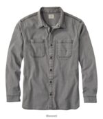L.L.Bean Heren Beanflex denim overhemd asfalt kleding VT064319