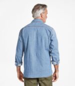 L.L.Bean Heren Beanflex denim overhemd asfalt kleding VT064319 - Image 3