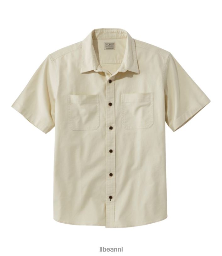l_l_bean_heren_beanflex_twill_overhemd_bleek_kaki_kleding_vt0647291.jpg L.L.Bean Heren Beanflex-twill overhemd bleek kaki kleding VT0647291 - Image 1