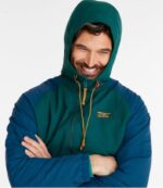 L.L.Bean Heren berg klassieke geïsoleerde anorak bronsgrijs/bordeaux bovenkleding VT0643442 - Image 4