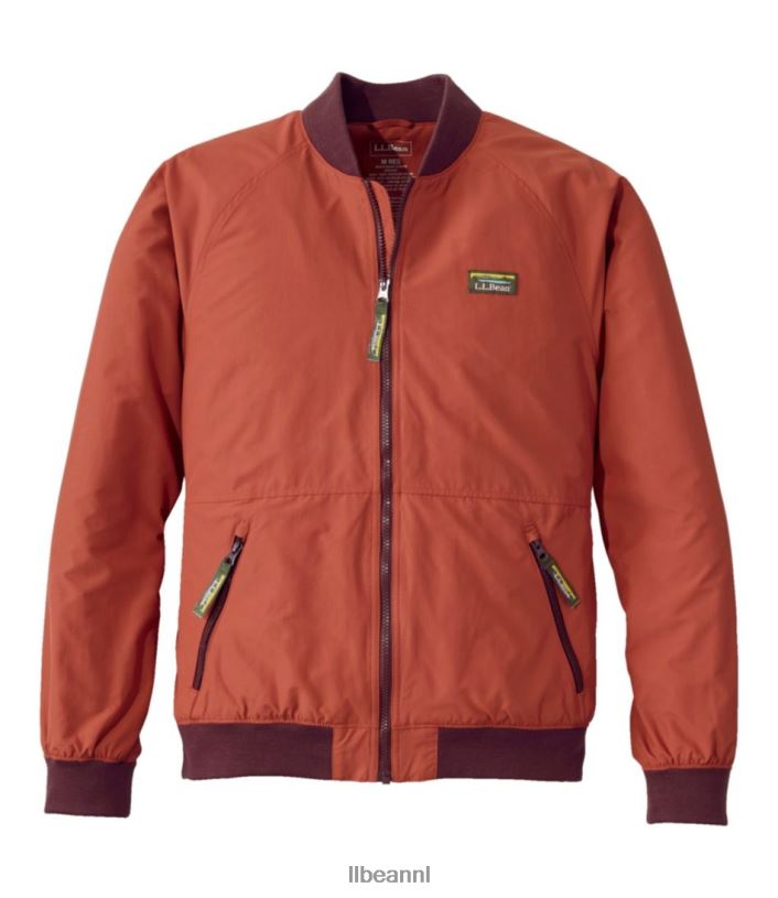 L.L.Bean Heren Bomberjack voor 3 seizoenen licht mahonie bovenkleding VT0645863 - Image 1