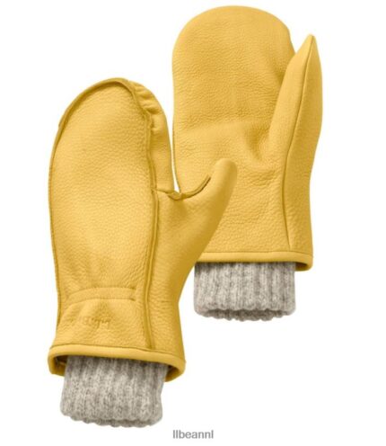 L.L.Bean Heren buckskin chopper wanten goud accessoires VT0643451