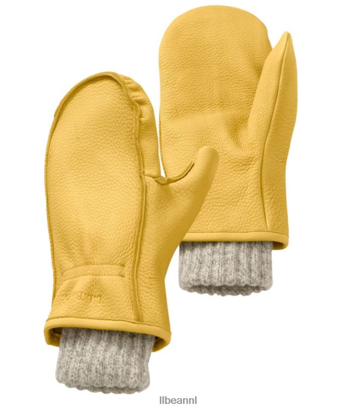 l_l_bean_heren_buckskin_chopper_wanten_goud_accessoires_vt0643451.jpg L.L.Bean Heren buckskin chopper wanten goud accessoires VT0643451 - Image 1