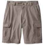 L.L.Bean Heren cargoshorts in tropisch gewicht donkere sintel kleding VT0646469