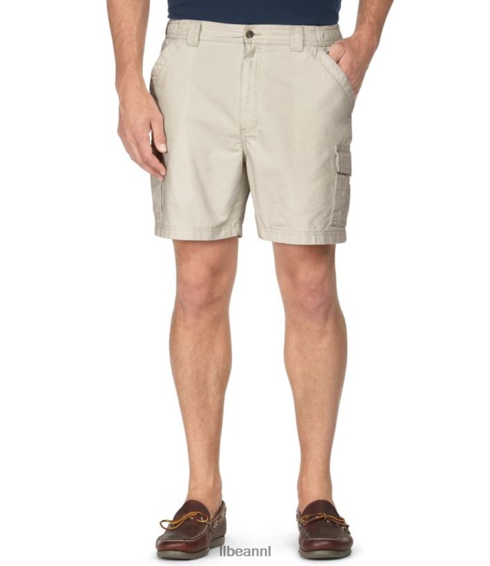 L.L.Bean Heren cargoshorts in tropisch gewicht khaki kleding VT064202 - Image 2