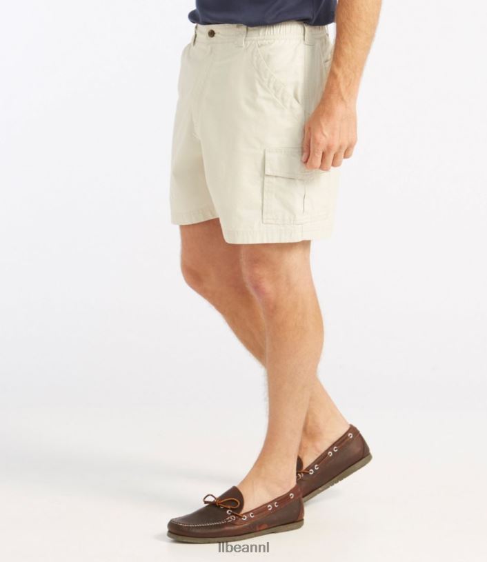L.L.Bean Heren cargoshorts in tropisch gewicht khaki kleding VT064202 - Image 4