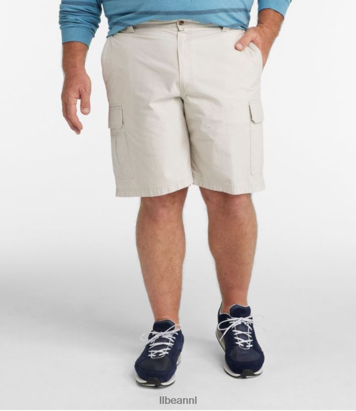 L.L.Bean Heren cargoshorts in tropisch gewicht steen kleding VT0644720 - Image 5