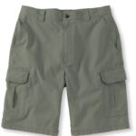 L.L.Bean Heren cargoshorts in tropisch gewicht stoffige olijf kleding VT0645767