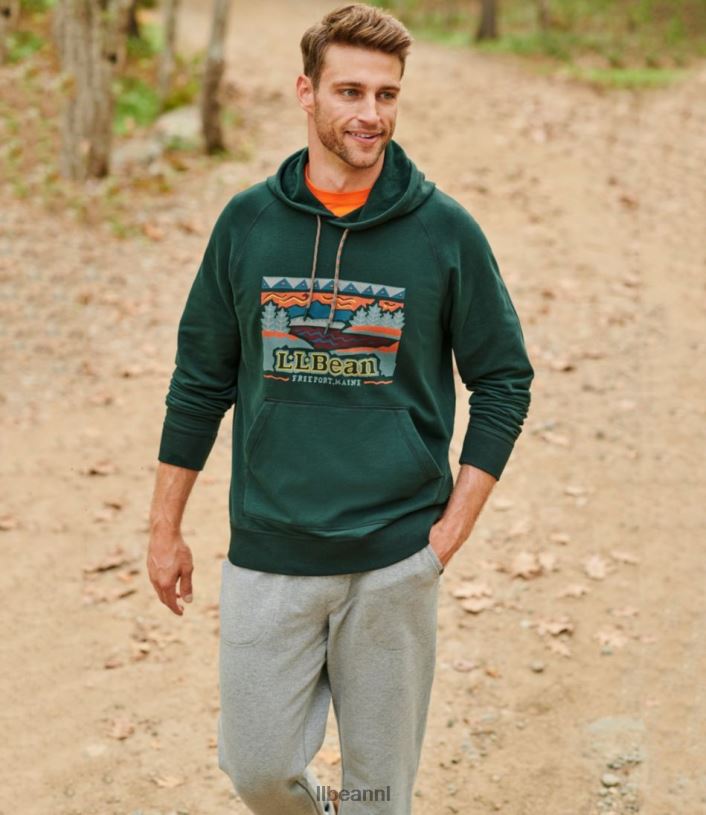 L.L.Bean Heren comfort kamp joggingbroek-logo Middernacht zwart kleding VT0645893 - Image 6