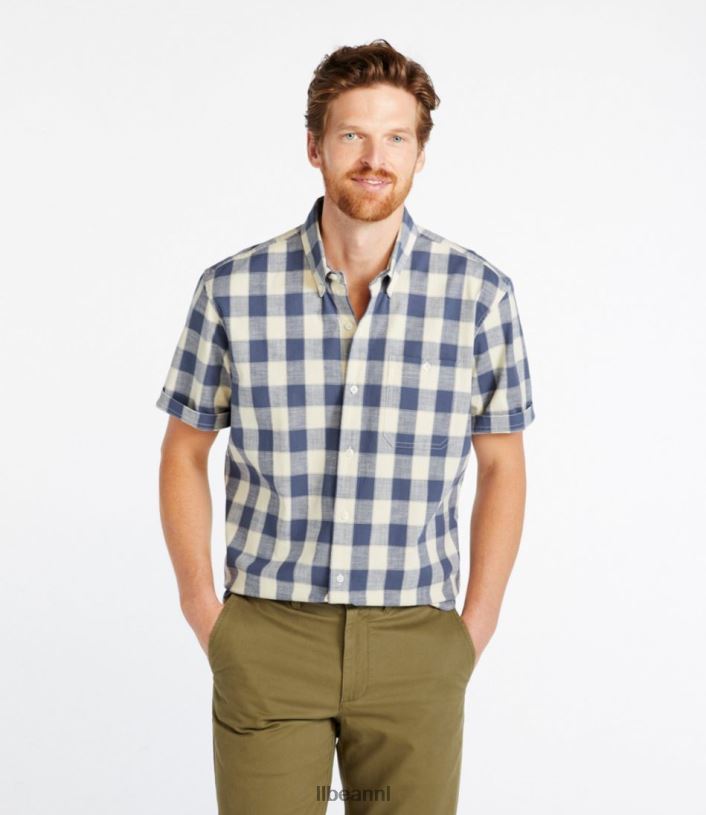 L.L.Bean Heren Comfort stretch chambray overhemd heldere zeeman kleding VT0646640 - Image 2