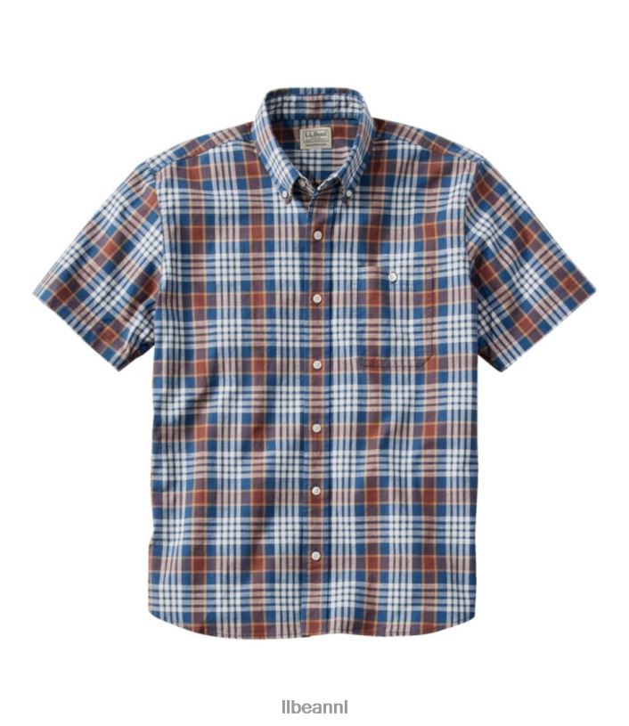 L.L.Bean Heren Comfort stretch chambray overhemd heldere zeeman kleding VT0646640 - Image 1