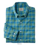 L.L.Bean Heren Comfort-stretch Oxford-overhemd middenblauw kleding VT0644804