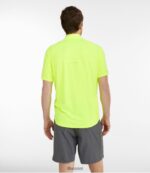 L.L.Bean Heren comfortabel fietsshirt elektrisch geel kleding VT0643334 - Image 3