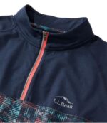 L.L.Bean Heren comfortabel fietsshirt klassieke marineblauwe geoprint/klassieke marine kleding VT064595 - Image 4