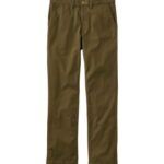 L.L.Bean Heren comfortabele stretchchinobroek antieke olijf kleding VT0646961