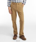 L.L.Bean Heren comfortabele stretchchinobroek stoffige olijf kleding VT0647192 - Image 2