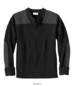 L.L.Bean Heren commando trui zwart kleding VT0646133