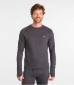 L.L.Bean Heren cresta ultralichte 150 crewtop legering grijs kleding VT0643526 - Image 2