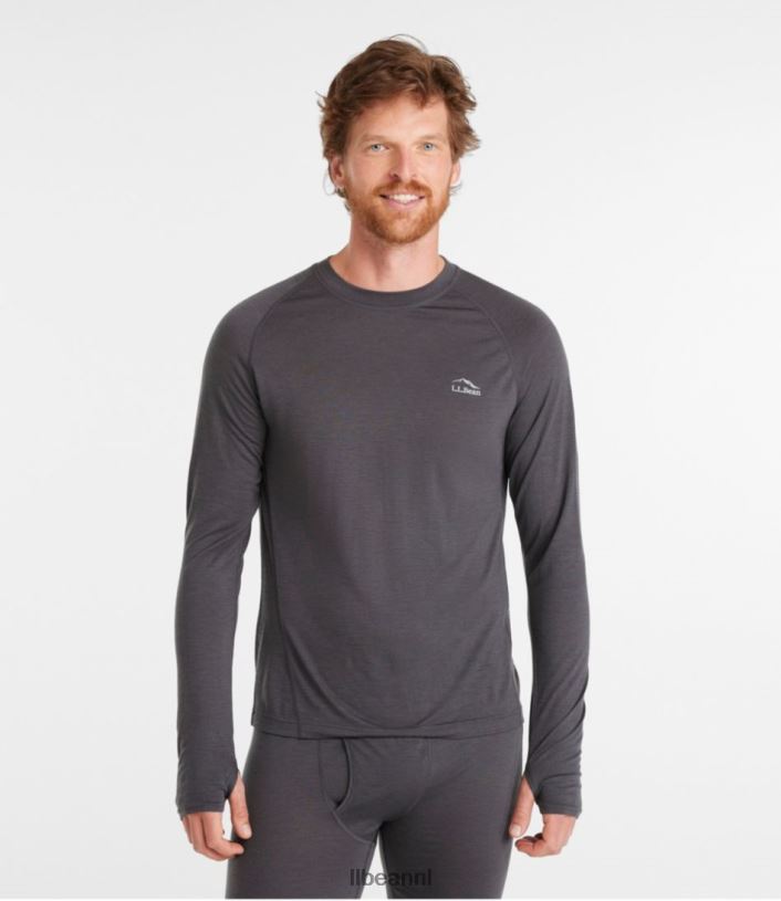 L.L.Bean Heren cresta ultralichte 150 crewtop legering grijs kleding VT0643526 - Image 2