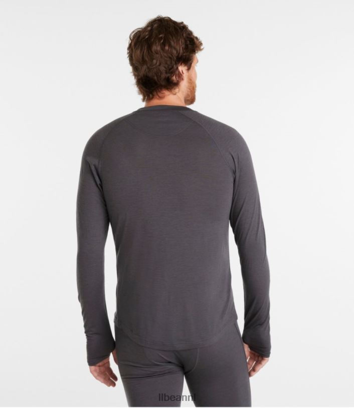 L.L.Bean Heren cresta ultralichte 150 crewtop legering grijs kleding VT0643526 - Image 3