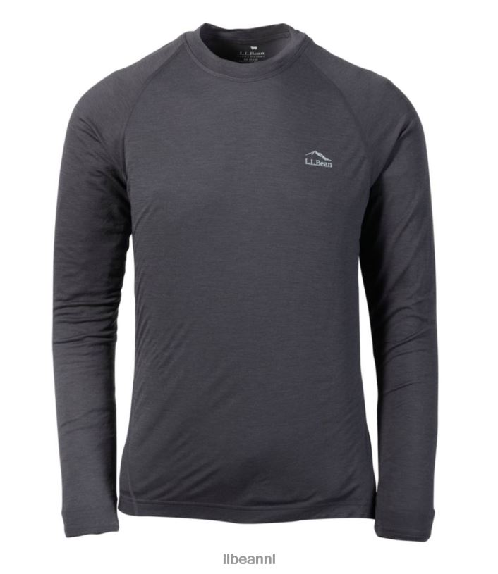 L.L.Bean Heren cresta ultralichte 150 crewtop legering grijs kleding VT0643526 - Image 1