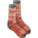 L.L.Bean Heren Cresta wollen lichtgewicht wandelsokken verbrande sienna accessoires VT0643772