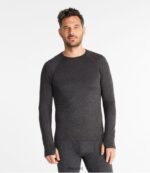 L.L.Bean Heren eenvoudige zachte basislaag grafiet heide kleding VT064781 - Image 2