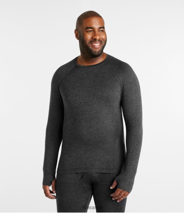 L.L.Bean Heren eenvoudige zachte basislaag grafiet heide kleding VT064781 - Image 4
