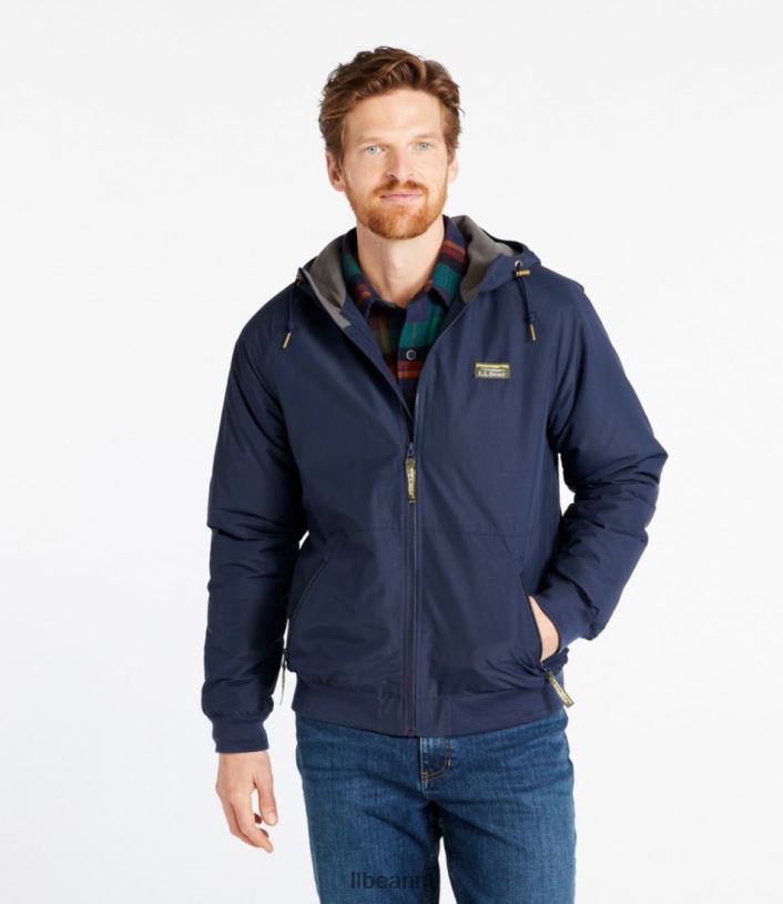 L.L.Bean Heren geïsoleerd 3-seizoenen bomberjack met capuchon tijm bovenkleding VT0643700 - Image 2
