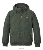 L.L.Bean Heren geïsoleerd 3-seizoenen bomberjack met capuchon tijm bovenkleding VT0643700