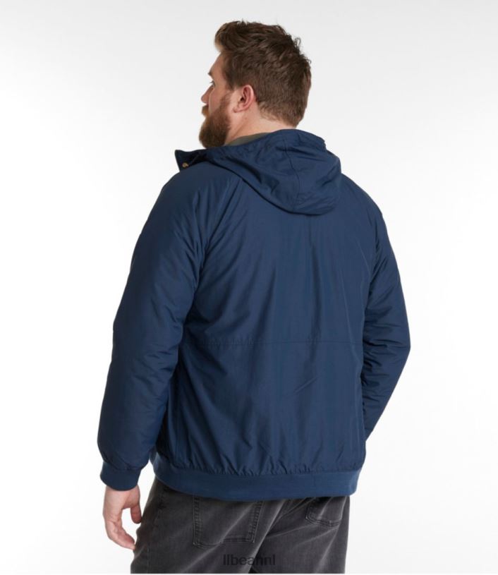 L.L.Bean Heren geïsoleerd 3-seizoenen bomberjack met capuchon tijm bovenkleding VT0643700 - Image 6