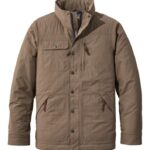 L.L.Bean Heren geïsoleerd reisjack fossiel bruin bovenkleding VT0645029