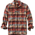 L.L.Bean Heren gemzen overhemd appel-kaneel kleding VT0646589
