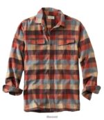 L.L.Bean Heren gemzen overhemd appel-kaneel kleding VT0646589