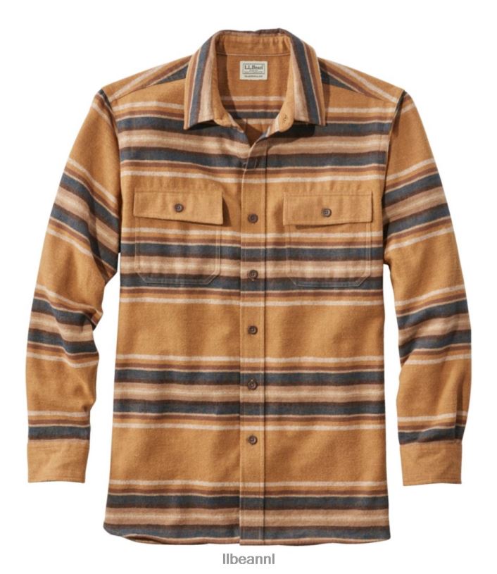 l_l_bean_heren_gemzen_overhemd_gerst_multi_kleding_vt0643556.jpg L.L.Bean Heren gemzen overhemd gerst multi kleding VT0643556 - Image 1