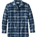 L.L.Bean Heren gemzen overhemd ijzer blauw kleding VT0645905