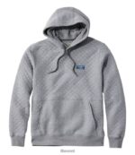 L.L.Bean Heren gewatteerde trui grijze heide kleding VT0643421
