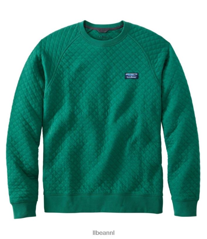 l_l_bean_heren_gewatteerde_trui_smaragdgroene_spar_kleding_vt0643325.jpg L.L.Bean Heren gewatteerde trui smaragdgroene spar kleding VT0643325 - Image 1