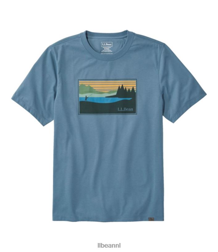 l_l_bean_heren_grafische_t_shirts_voor_technische_visserij_leisteen_kleding_vt0646154.jpg L.L.Bean Heren grafische T-shirts voor technische visserij leisteen kleding VT0646154 - Image 1