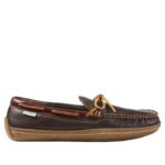 L.L.Bean Heren handgenaaide pantoffels bruin schoenen VT0643709