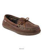 L.L.Bean Heren handgenaaide pantoffels bruin schoenen VT0643709 - Image 6