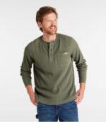 L.L.Bean Heren Henley-bonenwafel rangeley blauw kleding VT0645932 - Image 2