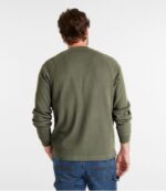L.L.Bean Heren Henley-bonenwafel rangeley blauw kleding VT0645932 - Image 3