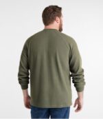 L.L.Bean Heren Henley-bonenwafel rangeley blauw kleding VT0645932 - Image 5