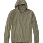 L.L.Bean Heren hoodie met insectenschild kelp groen kleding VT064289